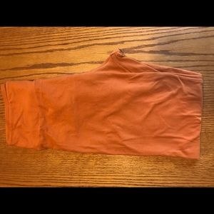 EUC OS Burnt Orange Solid Leggings